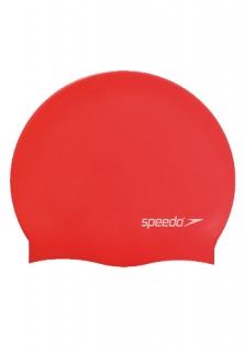 SPEEDO Plain flat silicone cap junior cap детская шапочка